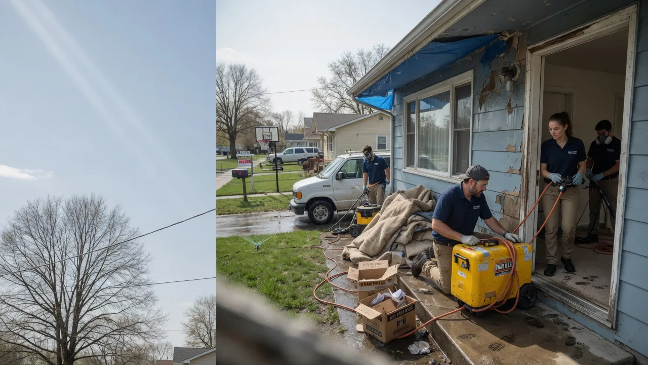 Basement Flood Cleanup in Triadelphia, WV near me